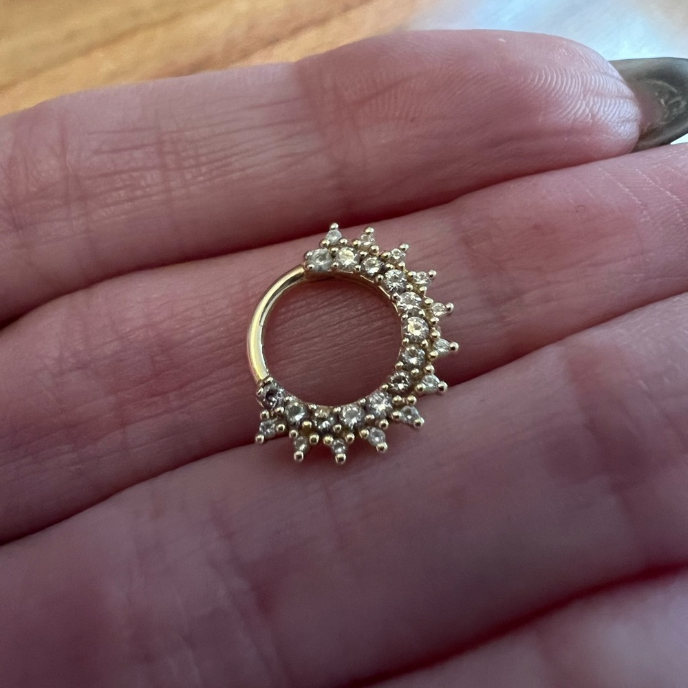 BVLA 14k CZ Clicker
